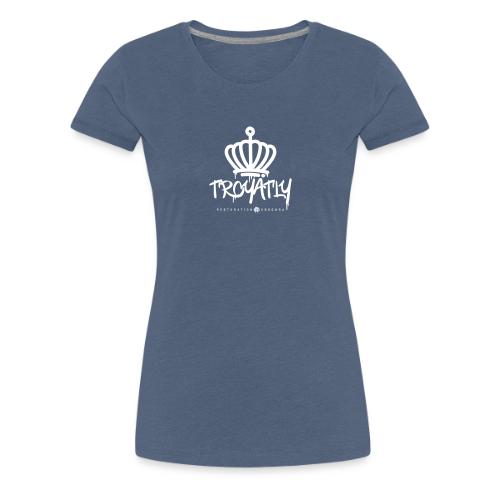 RO Troyalty Tag White - Women's Premium T-Shirt