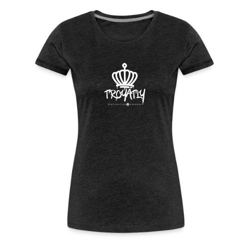 RO Troyalty Tag White - Women's Premium T-Shirt
