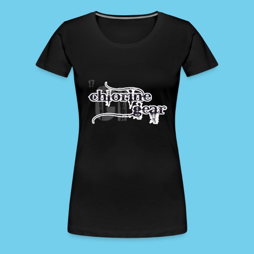 Chlorine Gear Textual Logo - Women's Premium T-Shirt