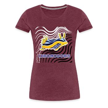 Sea ​​Slug - Women's Premium T-Shirt - heather burgundy - Front - Alina (174cm)