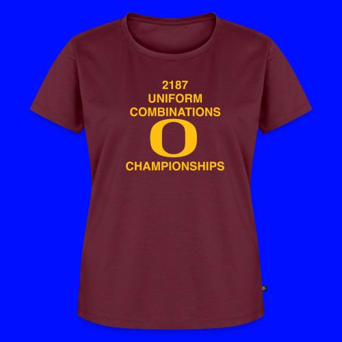 2187 UNIFORM COMBINATIONS O CHAMPIONSHIPS - Women's Premium T-Shirt