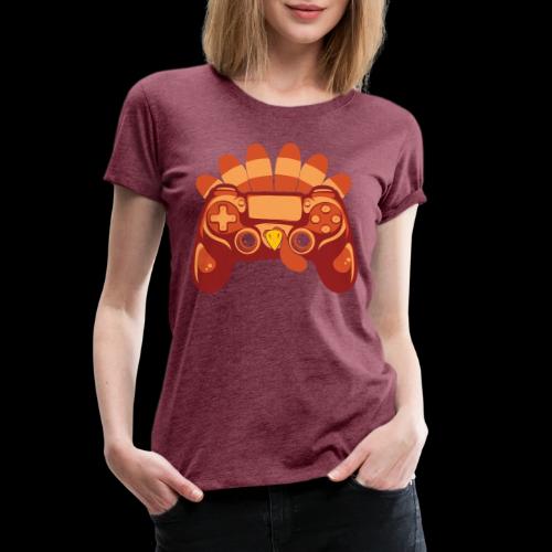 Gamer Turkey Thanksgiving - Women's Premium T-Shirt