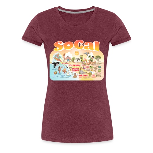 Sunny SoCal - Women's Premium T-Shirt