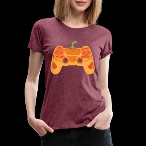 Pumpkin Spice Gaming Controller - Women's Premium T-Shirt
