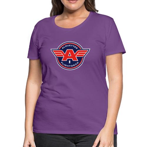 Alouettes Flightdeck Podcast primary logo - Women's Premium T-Shirt