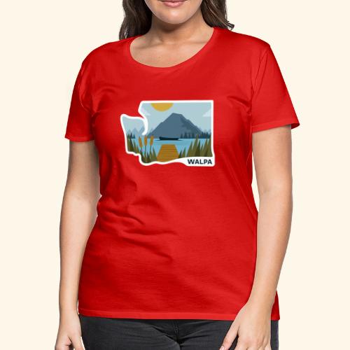 WALPA State Sticker - Women's Premium T-Shirt