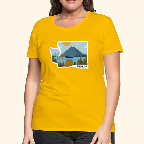 WALPA State Sticker - Women's Premium T-Shirt