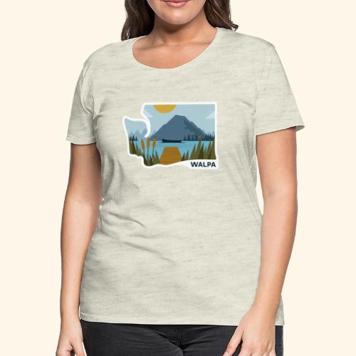 WALPA State Sticker - Women's Premium T-Shirt