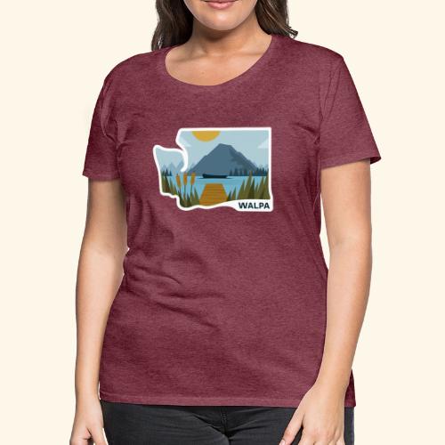 WALPA State Sticker - Women's Premium T-Shirt
