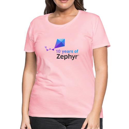 Zephyr 10th Anniversary Stacked Color - Women's Premium T-Shirt
