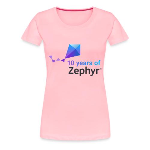 Zephyr 10th Anniversary Stacked Color - Women's Premium T-Shirt