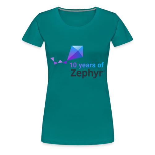 Zephyr 10th Anniversary Stacked Color - Women's Premium T-Shirt