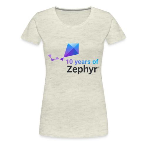 Zephyr 10th Anniversary Stacked Color - Women's Premium T-Shirt