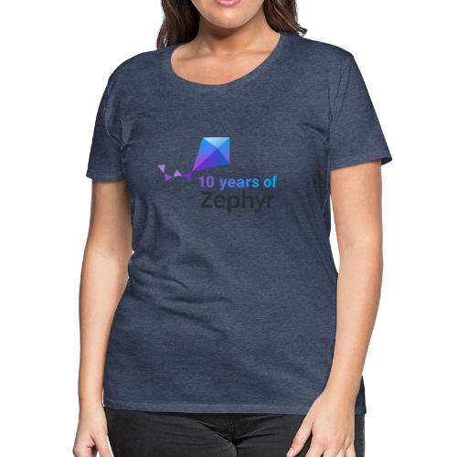 Zephyr 10th Anniversary Stacked Color - Women's Premium T-Shirt