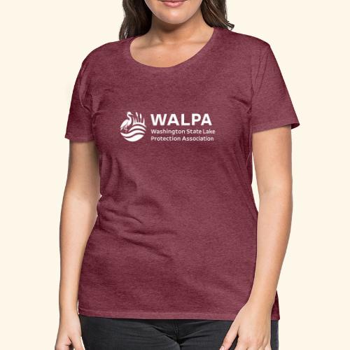 WALPA White logo - Women's Premium T-Shirt