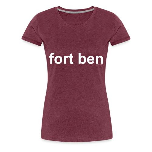 fort ben white - Women's Premium T-Shirt