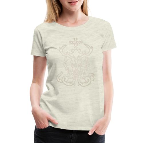 CHRISTmas Stag Light - Women's Premium T-Shirt