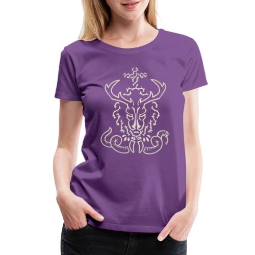 CHRISTmas Stag Light - Women's Premium T-Shirt