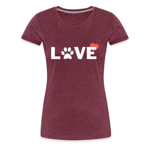 Paw Love - Women's Premium T-Shirt