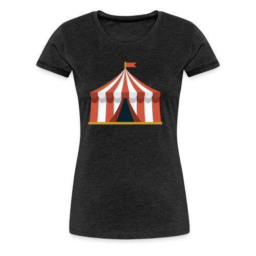 Striped Circus Tent - Women's Premium T-Shirt