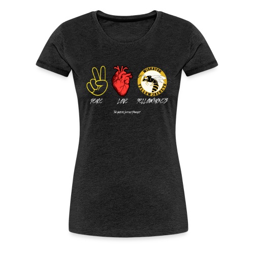 Peace Love Yellowjackets - Women's Premium T-Shirt