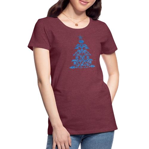 Coastal Christmas Tree Solo - Women's Premium T-Shirt