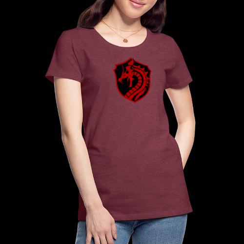 Red/black dragon - Women's Premium T-Shirt