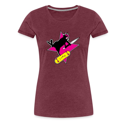 Ninja Cat Star - Women's Premium T-Shirt