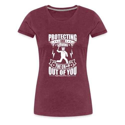 Protect serve COP WHITE - Women's Premium T-Shirt