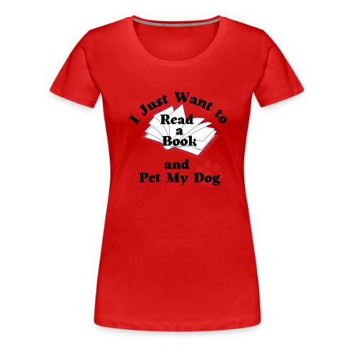 Book Dog - Women's Premium T-Shirt