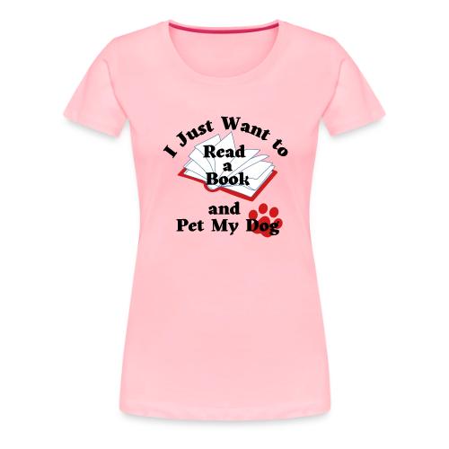 Book Dog - Women's Premium T-Shirt