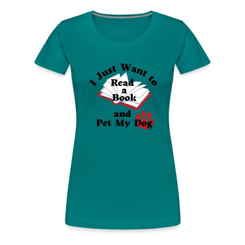Book Dog - Women's Premium T-Shirt