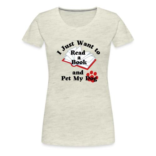Book Dog - Women's Premium T-Shirt
