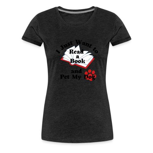 Book Dog - Women's Premium T-Shirt