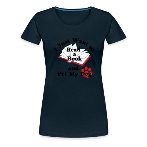 Book Dog - Women's Premium T-Shirt