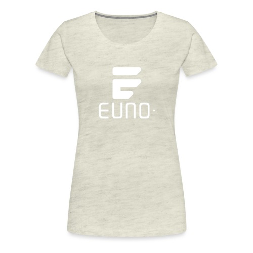 EUNO LOGO POTRAIT WHITE - Women's Premium T-Shirt