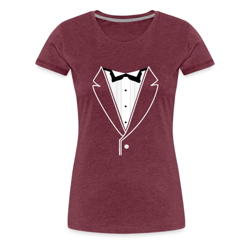 Tuxedo Plain - Women's Premium T-Shirt
