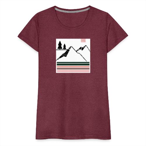 Mountain Design - Women's Premium T-Shirt