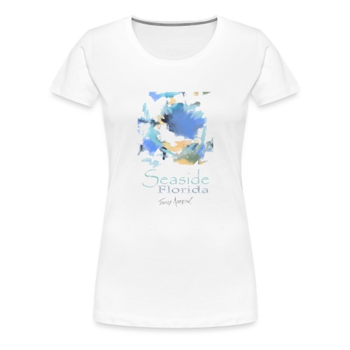 Seaside Shirt Design 5 no border - Women's Premium T-Shirt
