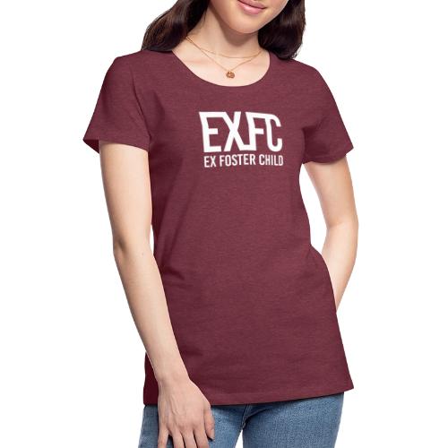 White EXFC logo png - Women's Premium T-Shirt