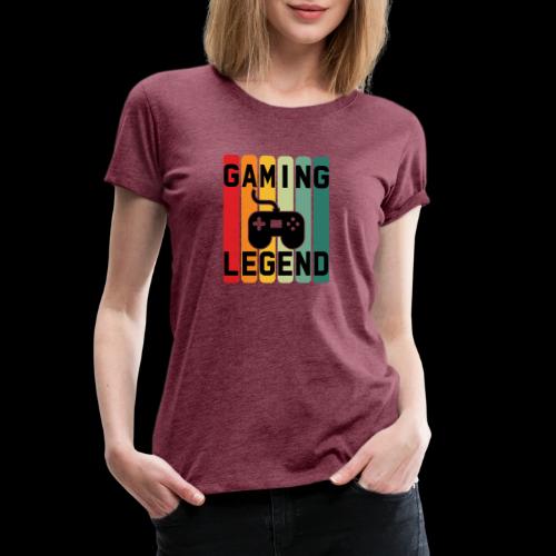 Gaming Legend Retro Bars - Women's Premium T-Shirt