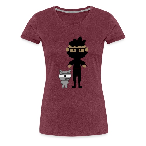 Silly Ninja Boy and His Mummy - Women's Premium T-Shirt