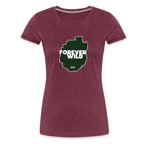 Semper Wild Forever Wild Adirondack Silhouette - Women's Premium T-Shirt