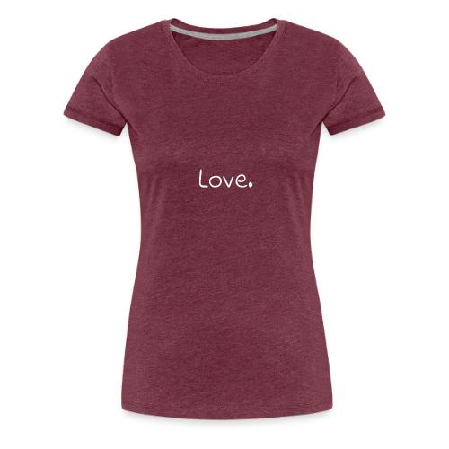 Smoon City_Just Text 3_Love1 - Women's Premium T-Shirt