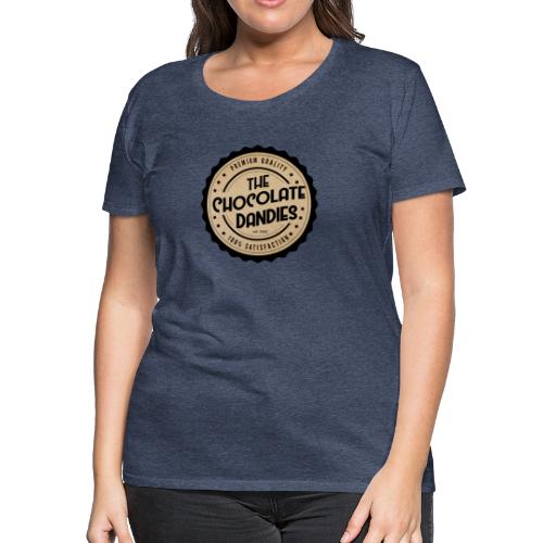 Chocolate Dandies Logo Large w Kraft - Women's Premium T-Shirt