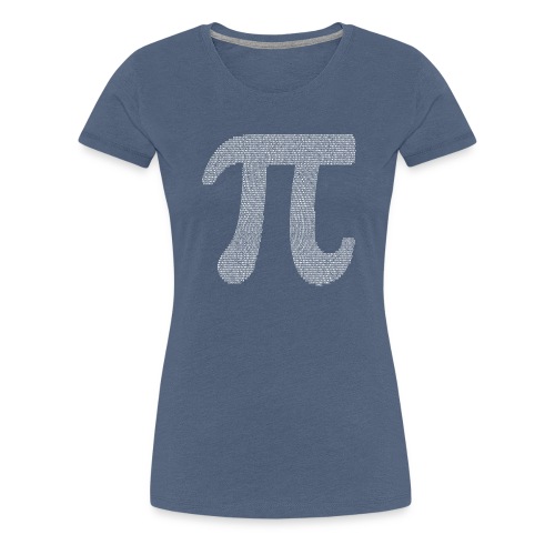 Pi 3.14159265358979323846 Math T-shirt - Women's Premium T-Shirt