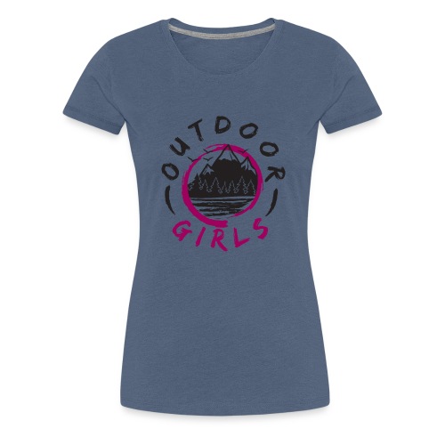 Outdoor Girls Logo - Women's Premium T-Shirt