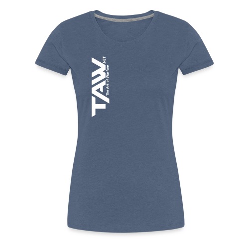 TAW Side Logo White - Women's Premium T-Shirt
