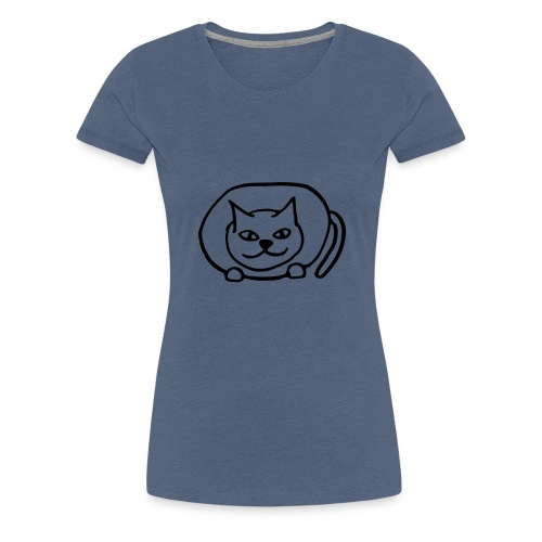 fat cat - Women's Premium T-Shirt