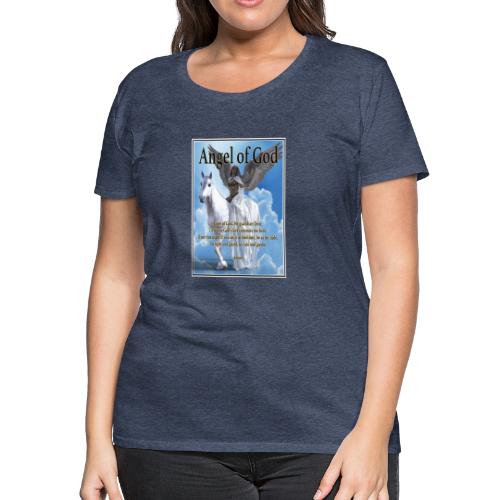 Angel of God, My guardian Dear (version with sky) - Women's Premium T-Shirt